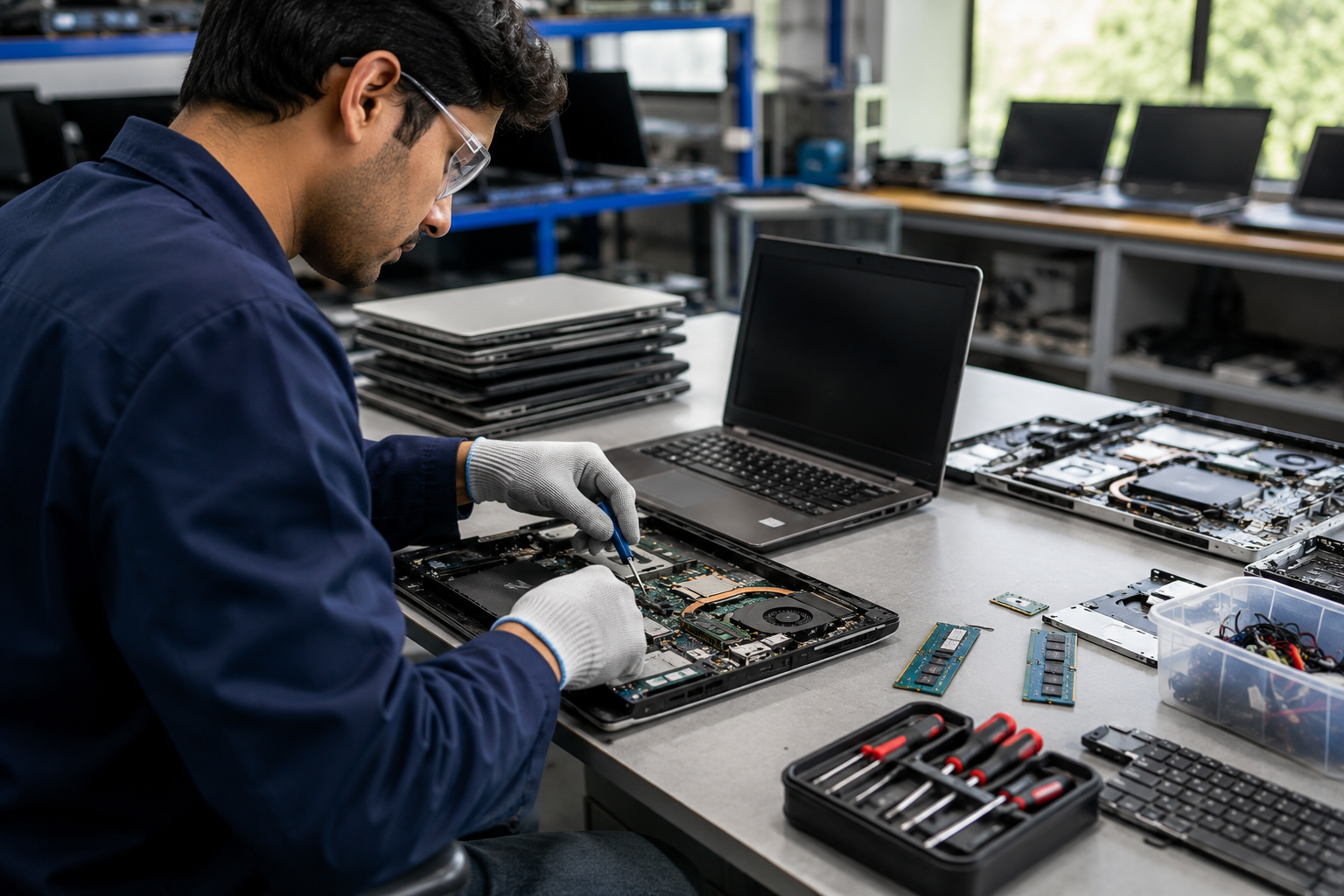E-Waste Dismantling & Segregation
